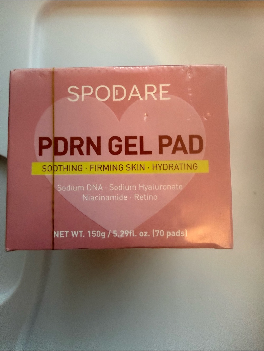 Spodare PDRN Gel Pad - Pink Soothing & Hydrating Gel Pads